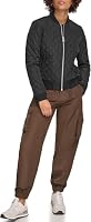 Levi's Women's Diamond Quilted Bomber Jacket (Regular & Plus Size), Shade Black, Medium