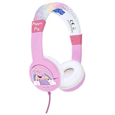OTL Technoloiges Kids Headphones - Peppa Pig Rainbow for ages 3-7 years Cover