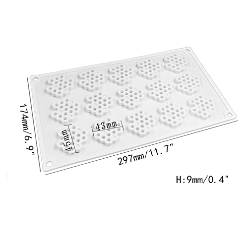 DD-life Honeycomb Mold Silicone Mold Fondant Molds for Cake Cupcake by DD-life - Used condition - Image 2