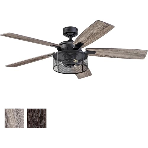 Honeywell Ceiling Fans Carnegie Industrial 52 Inch Ceiling Fan with
