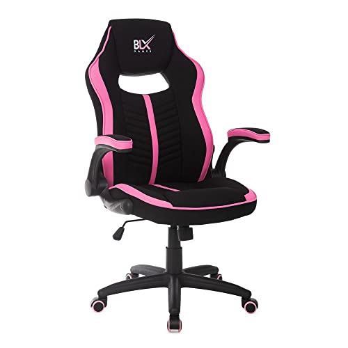 Cadeira Gamer Preta e Rosa Ref. BLX 6001