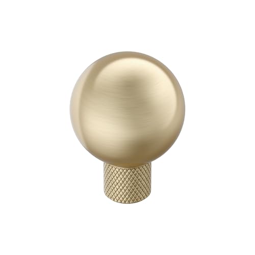 Amerock 1-1/8" Round Collet Golden Champagne Cabinet Knob