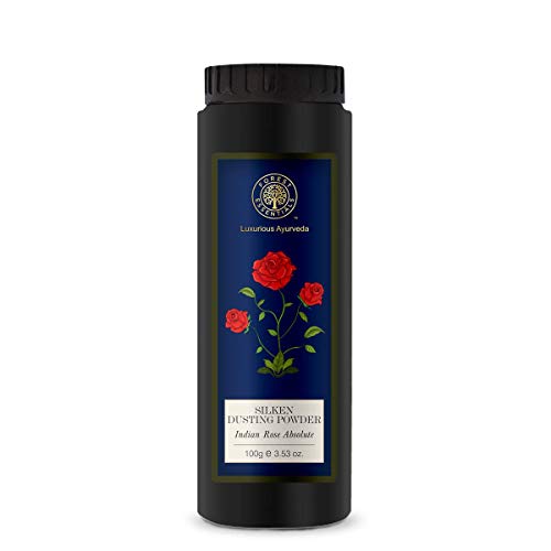 Image of Forest Essentials Silken Dusting Powder Indian Rose Absolute 100 Gms & Silken Dusting Powder Mashobra Honey & Vanilla 100 Gms
