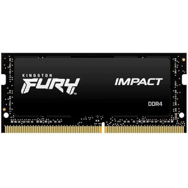 Kingston Fury Impact Ddr4 KF432S20IB/16 Pamięć Ram, Czarny, 16 GB