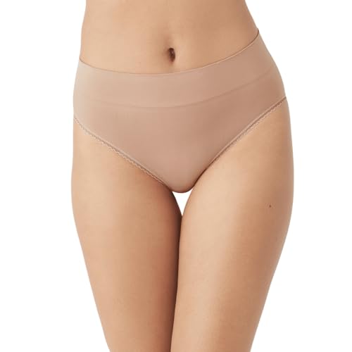 Wacoal Women's Feeling Flexible Seamless Hi Cut Panty