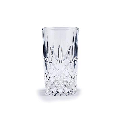 Brilliant - Ashford Non-Lead Crystal Clear Highball Glass 10.5oz. (320ml) Set of 4