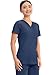 Cherokee Women's V-Neck Top, Navy, Small