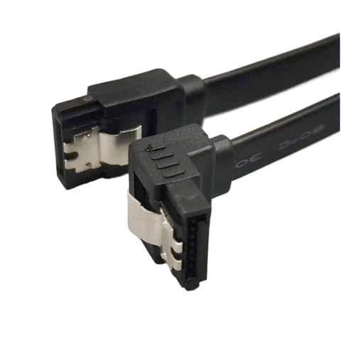Cable de datos SATA 3.0 flexible 0.4 m ángulo recto miniatura 3