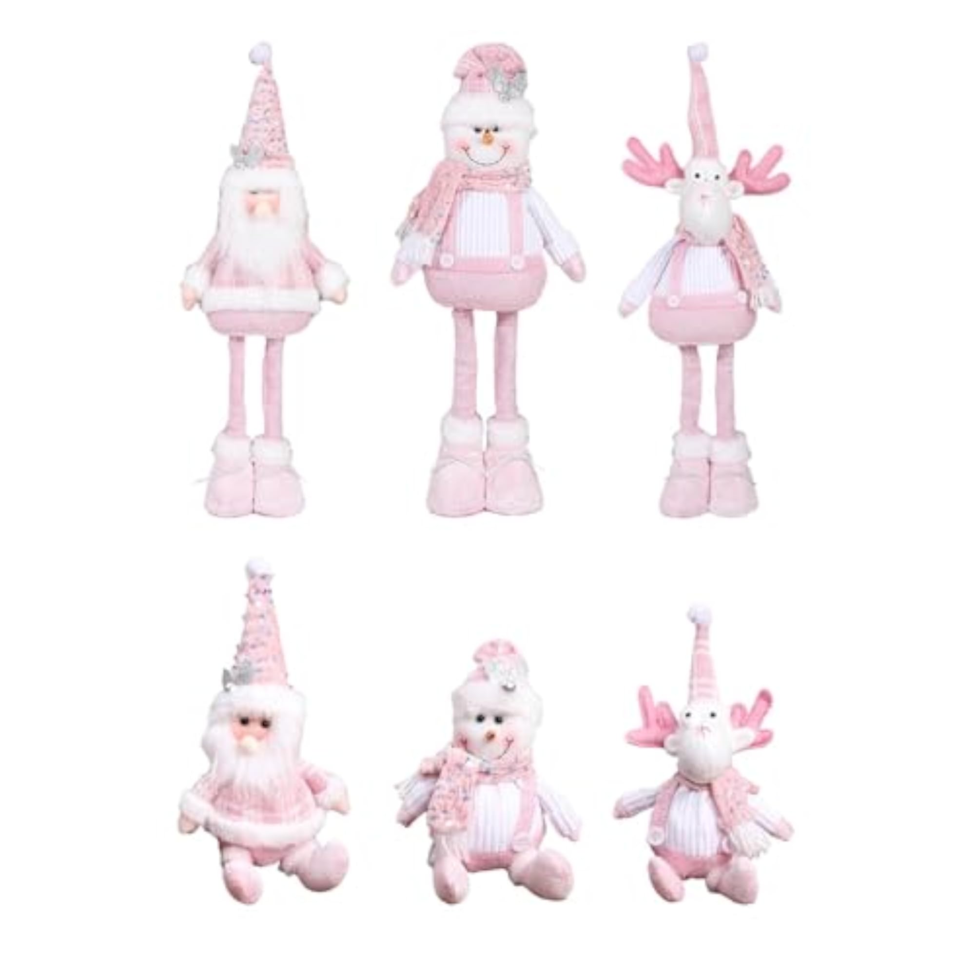Christmas Doll Figurine Soft Charm Xmas Decoration