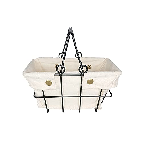 アビテ ワイヤーファブリックバスケット SSS FW-701-IV アイボリー