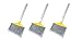 (3 Pack Value Bundle) RCP6385GRA Brute Angled Broom, Poly Bristle, 48-7/8