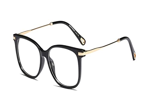Lunettes d'ordinateur pour femme avec monture transparente rouge et verres de qualité