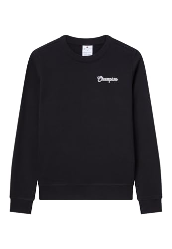 Champion Legacy Women, Graphic Crewneck Sweatshirt, L, Black