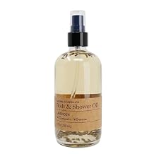 Olivia Care Lavender Body & Shower Oil - Infused with Vitamin E | Moisturizing Vegan Body Oil | Hydrating Fast-Absorbing Non-Greasy Oil | Natural Lavender Scented Skin Care Oil