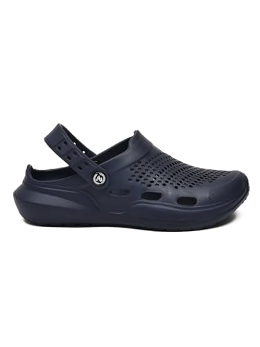 Image of Impakto Men's Clogs | Lightweight & Breathable EVA Waterproof Slip-Ons for Beach, Pool, Walking & Casual Use | Stylish and Skid Resistant with Backstrap | Quick Dry & Soft Cushioned Comfortable Mules