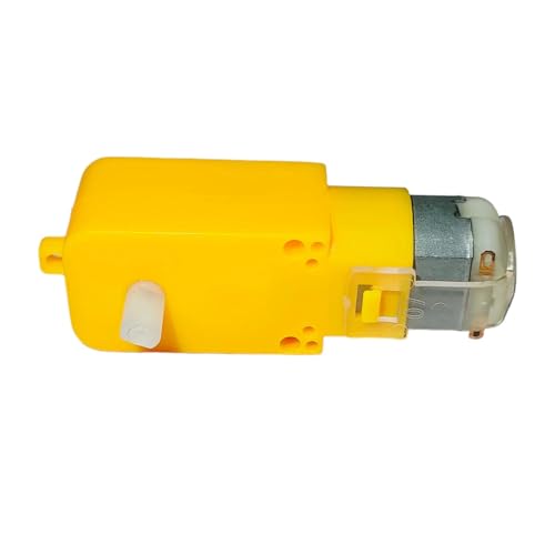 Image of DC BO Dual Shaft Gear Motor for Arduino | High Torque Plastic Motor for DIY Smart Robot Car - Yellow (pack of 4)