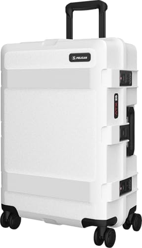 Image of Pelican ATX 30 Inch Hard-Side Large Size Check-In Luggage Suitcase (Lunar White)
