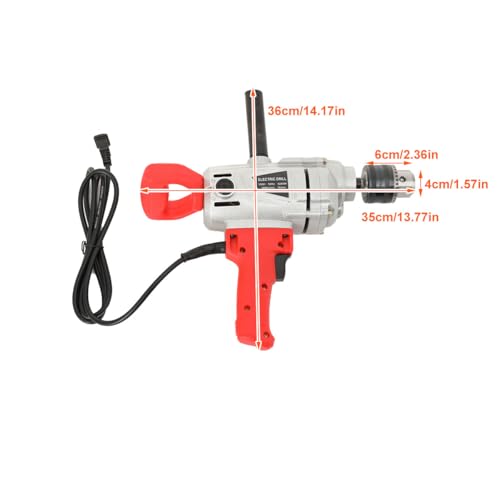 Taladro eléctrico 850W 13mm 6 velocidades 1000RPM miniatura 4