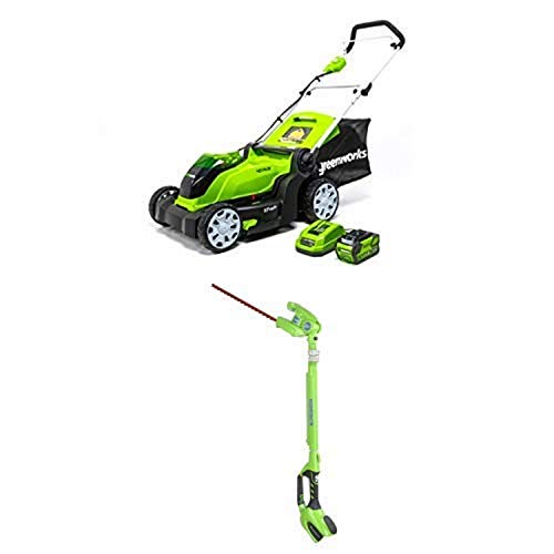 Greenworks MO40B411 17" 40V Cordless Battery Electric Lawn Mower Review