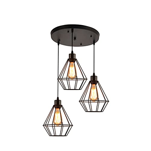 Chandelier en fer forgé blanc rustique au design créatif et épuré