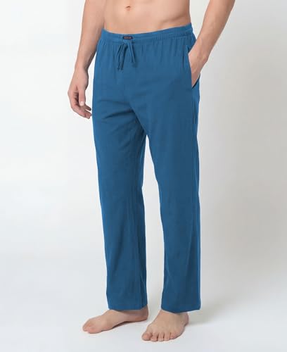 Image of Andrew Scott Men's Cotton Lounge Pants | Sleep Pajama Bottoms| Multi Packs | Drawstring & Pockets