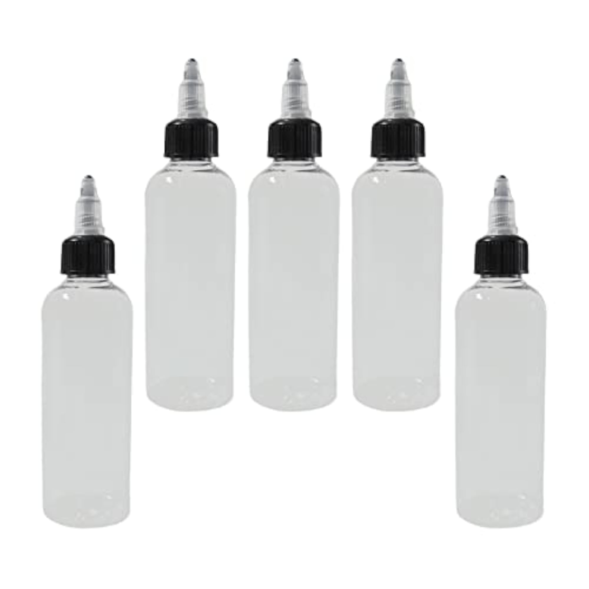 4X5Pcs Paint Empty Bottle Pointed Leak Squirt for Ink Glue Dressing 100Ml