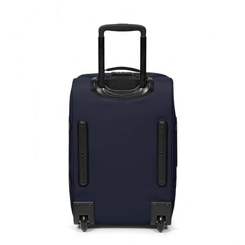 Image of EASTPAK Tranverz S - 42L Small Soft Sided Cabin Sized Luggage, Dual Compartments, TSA Lock, Compression Straps & Smooth Inline Wheels, Ultra Marine