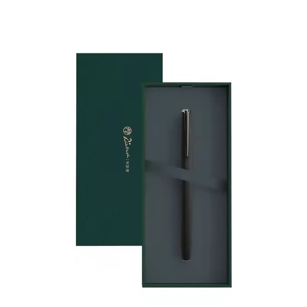 @ブラック ストライプデザイン 万年筆 1 Amazon | Picasso 916 万年筆 極細字 ブラックカラー