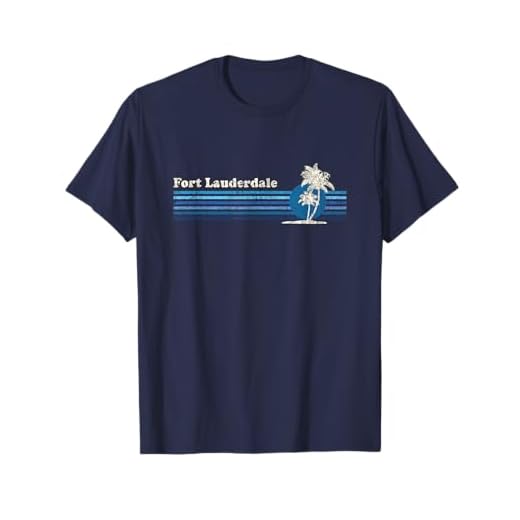 Ft. Lauderdale FL T-Shirt Vintage 80s Palm Trees Sunset Tee