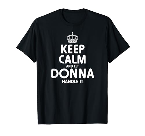 Keep calm DONNA T�V���c �p�[�J�[ �X�E�F�b�g�V���c �M�t�g T�V���c