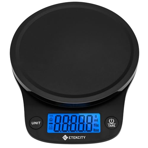 Etekcity EK9000 0.1g Food Kitchen Scale, Digital Ounces and Grams for Cooking, Baking, Meal Prep, Dieting, and Weight Loss, 11 Pounds, Black