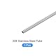 METALLIXITY 316 Edelstahl Rohr (7mm AD x 0.5mm Wand T x 300mm L) Gerade Schläuche - für Haushalt Geräte Maschinen