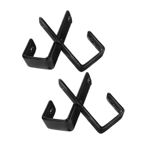 UTHCLO 4 Piezas Ganchos Metálicos para Escalera de con Recubrimiento Resistente de Soportes Reutilizables y Ergonómicos para Camas Elevadas Garajes y Rv Diseño Antióxido y Multifuncional