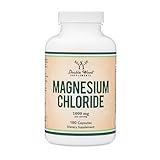 Magnesium Chloride (Cloruro De Magnesio) - 180 Capsules, 1,000mg Per Serving, Supports Digestive and Bone Health - Non-GMO and Gluten Free by Double Wood Supplements