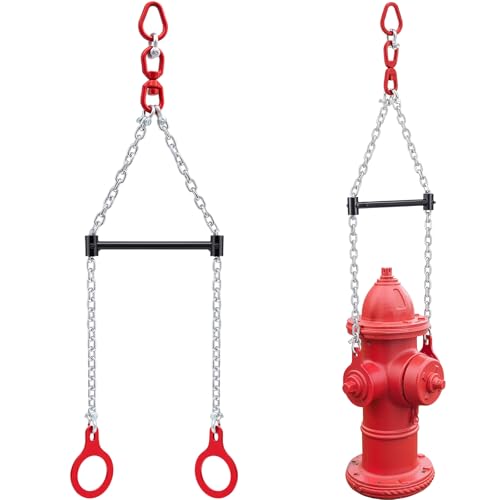 Tandefio 1 Set Fire Hydrant Setter with Adjustable Crossbars Tools for Accurate &amp; Safe Setting of Fire Hydrants, Easy Installation, for Industrial, Plumbing, Construction Projects (Swivel Joint)