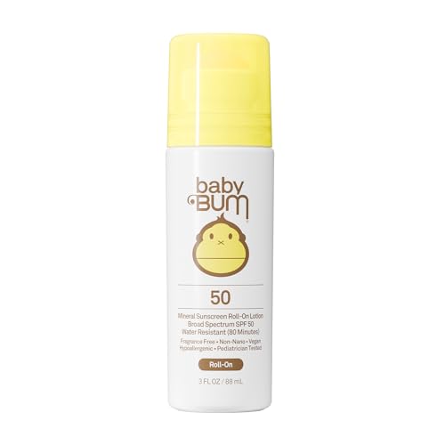 Sun Bum Baby Bum Mineral SPF 50 Roll-On Sunscreen...