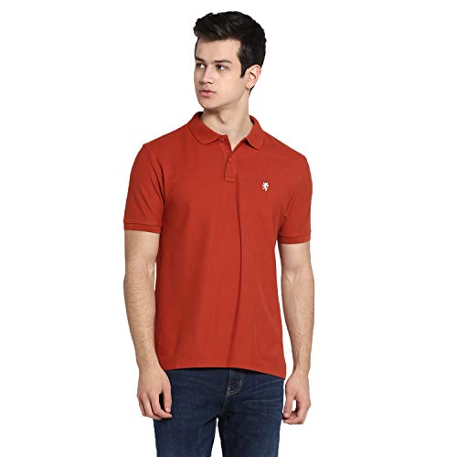 Image of Red Tape Men's Solid Regular Fit Polo