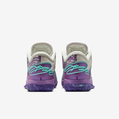 Nike Lebron XXII “Mogul” Basketball Shoes (HV8454-001, Soft Pearl/Vivid Purple/Court Purple/Hyper Turquoise) Size 10.5