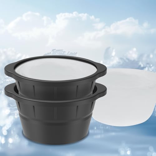 Molde para cubos de hielo grandes de silicona 2 pcs miniatura 1