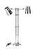 Bon Chef 9684H Stainless Steel Adjustable Heat L amp High Stand, 110V On/Off Switch, 43" - 58" Height