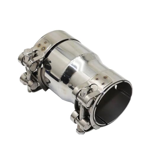 Embout échappement adaptateur universel en acier inoxydable pour pot auto moto 77mm vers 54mm