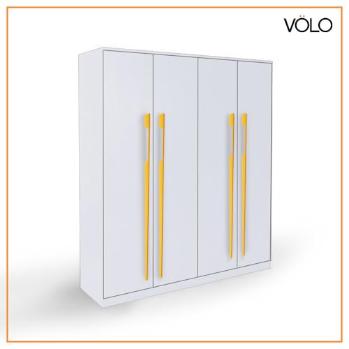 Image of VOLO Aluminium Wardrobe Handle - Elegant Pull Handle for Wardrobe Doors, Cabinet Doors, and Drawers in Kitchen, Office, and Bedroom (Pack of 2 Pieces) (SAC-40 Gold 36 Inch (900mm))