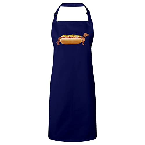 Tablier de cuisine humour teckel pour animer vos repas en famille