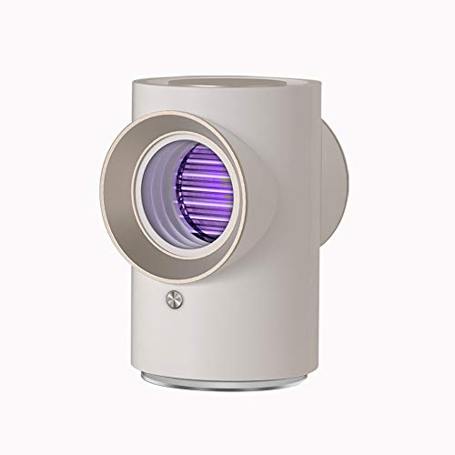 N/C Lampe électrique Anti-Moustique Domestique Choc électrique Intérieur Anti-Moustique Anti-Moustique Attraper Les Mouches Insecte Artefact Moustique Physique Tuer sans Rayonnement,White