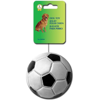Pet Shoppe Squeaky Dog Toy Soccer Ball
