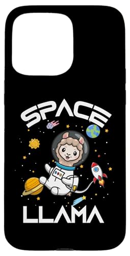 Funny Kids Boys Girls Kawaii Astronaut Space Llama Lover �X�}�z�P�[�X iPhone 15 Pro Max �p