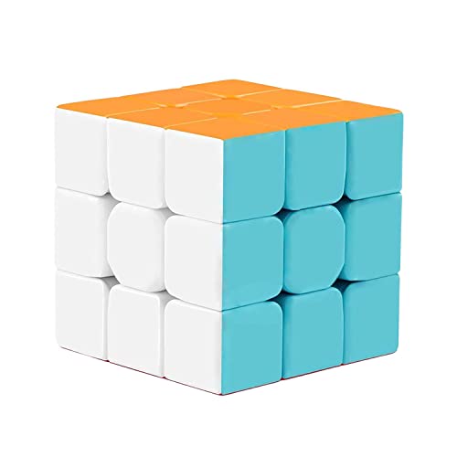 Image of Kids Mandi 3x3 Cube Stickerless Magic Cube Puzzle | Speed Cube Brainteaser| Stressbuster, Anti-Anxiety, Fidget Game for Kids and Adults