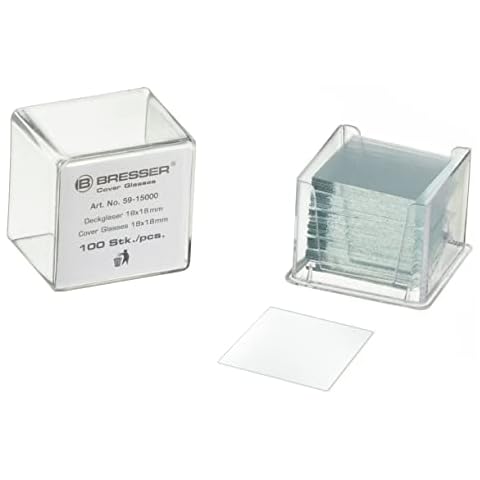 Cubreobjetos Bresser 22x22 mm 100 pzs Cover
