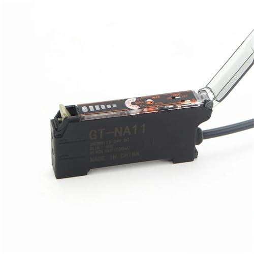Amplificador de sensor de fibra óptica NA41 PNP con salida de 3 cables 10-30V CC
