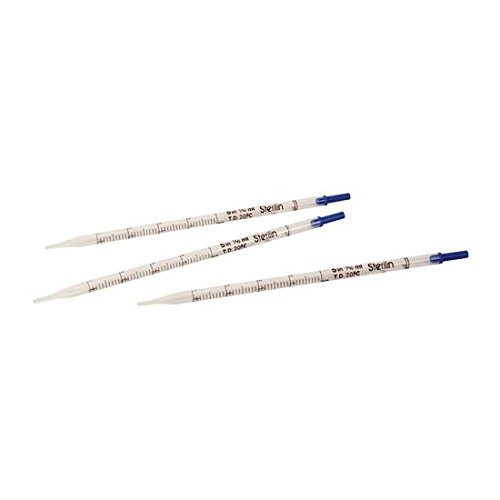 502754-05P, Polystyrene 25 mL Pipette with Suction Adapter (5 Packs of 25 pcs)